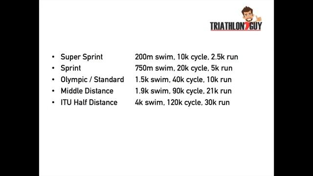 What are the different triathlon distances? смотреть онлайн