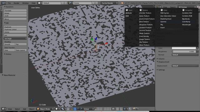 Create an Abstract Landscape Wallpaper in Blender смотреть онлайн