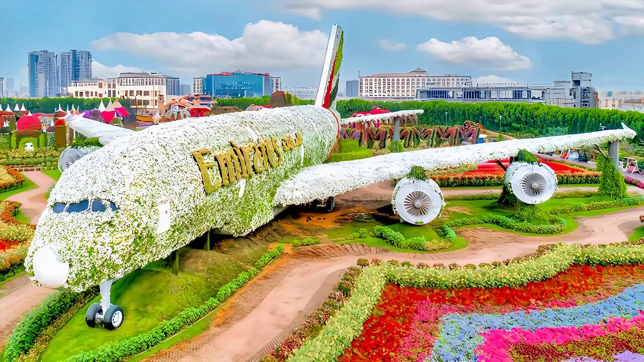 Dubai Miracle Garden 2025 ｜ World's Largest Natural Flower Garden ｜ 4K Trip Vlog