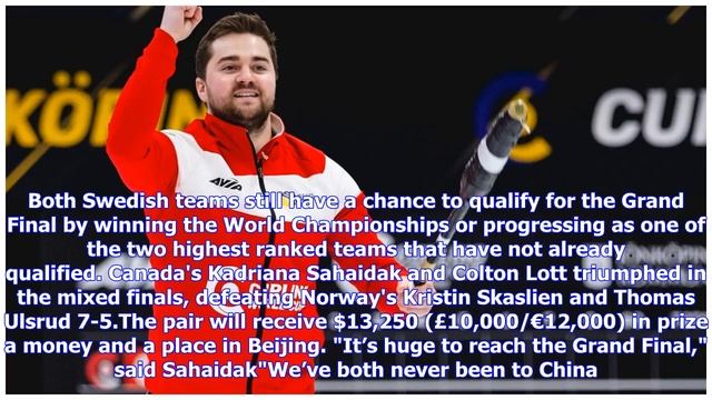Canada And South Korea Defeat Home Favourites Sweden To Win Men And Women's Finals At Curling Wor..