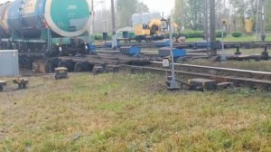 Роспуск вагонов на горке