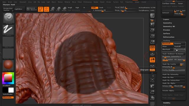 CGI 3D Tutorial : "Masking in ZBrush" - by 3dmotive смотреть онлайн
