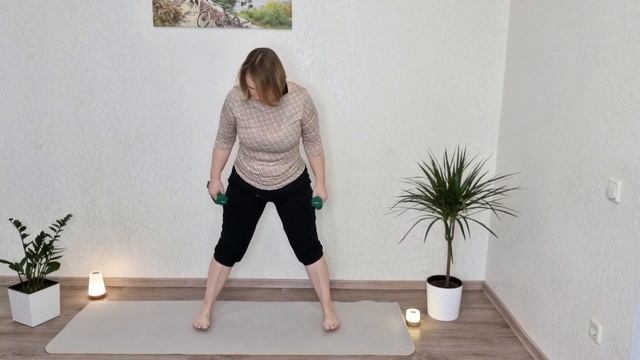 Упражнения с гантелями / Профилактика остеопороза и саркопении / Координация движений