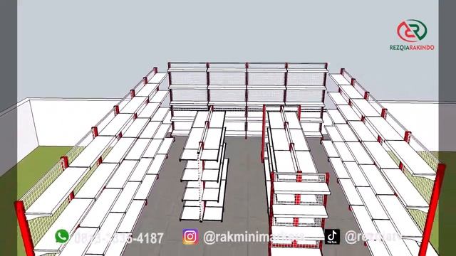 Desain Toko 4x7 Cara Menghitung Kebutuhan Rak Minimarket смотреть онлайн