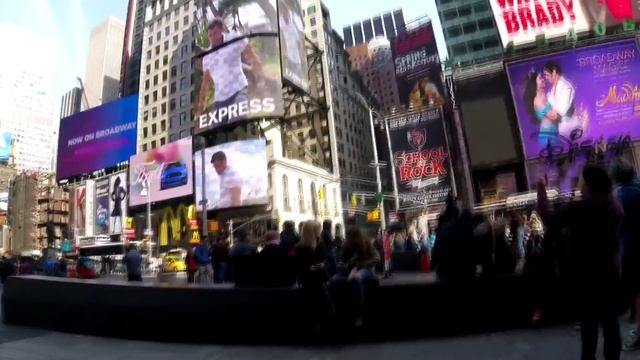 Поход на New York International Auto Show часть 1 Time Square смотреть онлайн