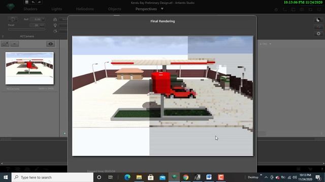 How to Render a Basic Petrol Station Using Artlantis 5.1 (Part 2) смотреть онлайн