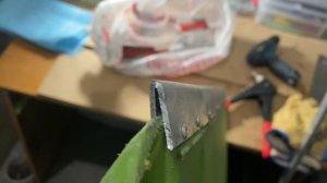 Ремонт лопаты скребка для снега