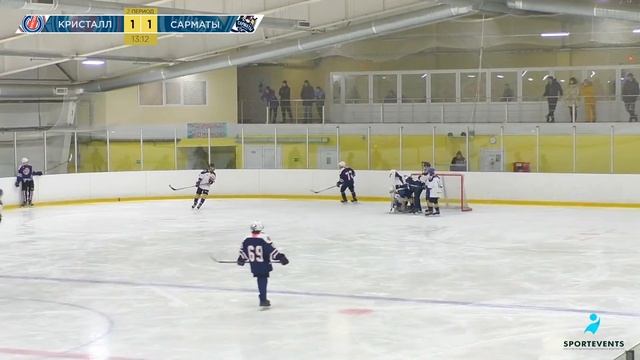 ХК Кристалл г. Саратов - ХК Сарматы г. Оренбург смотреть онлайн
