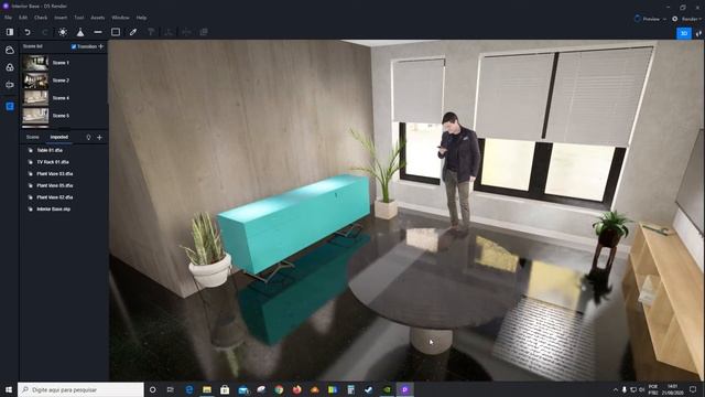 D5 Assets Pack | Plant Vase and Tables смотреть онлайн