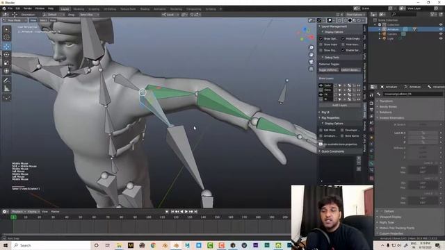 Custom Rigging in Blender using Mixamo | Blender Rigging Tutorial смотреть онлайн