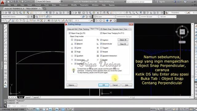 Latihan AutoCAD : Membuat Baut M8 (AutoCAD Training : ISO Machine Bolt and Nut M8) Part-2 of 3 смотреть онлайн