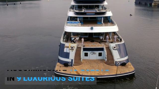 New 111m Lürssen Superyacht TIS Launched смотреть онлайн