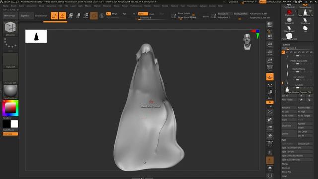 ZBrush - ZModeler Target (Facing-Front-All) смотреть онлайн
