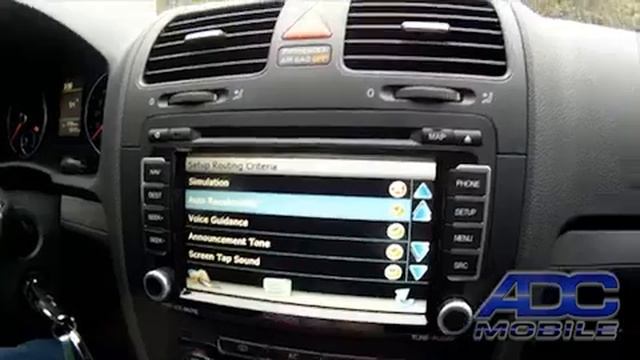 2010 VW Jetta: Advent OE Navigation: Navigation System Operation смотреть онлайн
