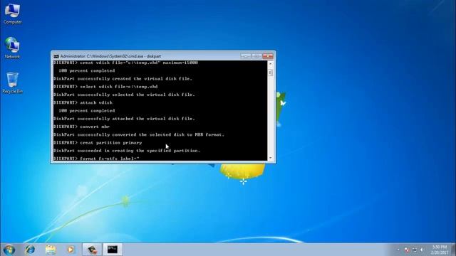 How to Create and Use a VHD Virtual Hard Disk On Windows7/8/10 смотреть онлайн