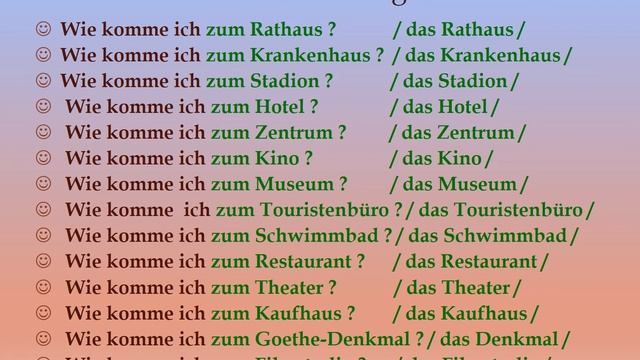 Training Sprache Deutsch Orientierung in der Stadt смотреть онлайн