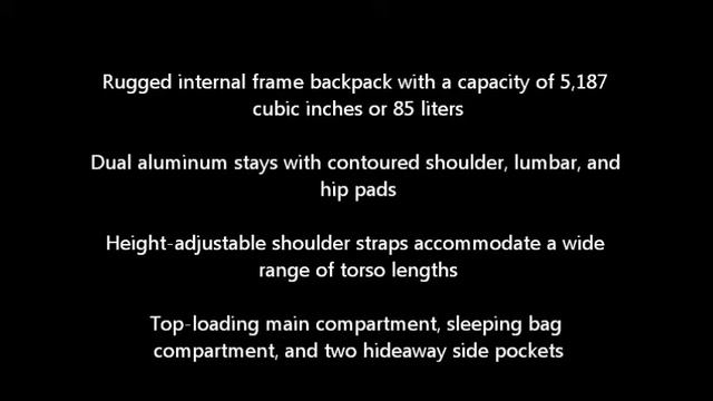 Teton Sports Fox 5200 Internal Frame Backpack Review смотреть онлайн