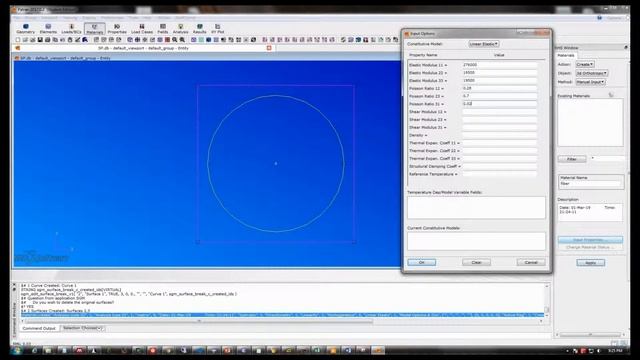 Constitutive modeling of UD lamina using MSC.Patran/Nastran SwiftComp GUI смотреть онлайн