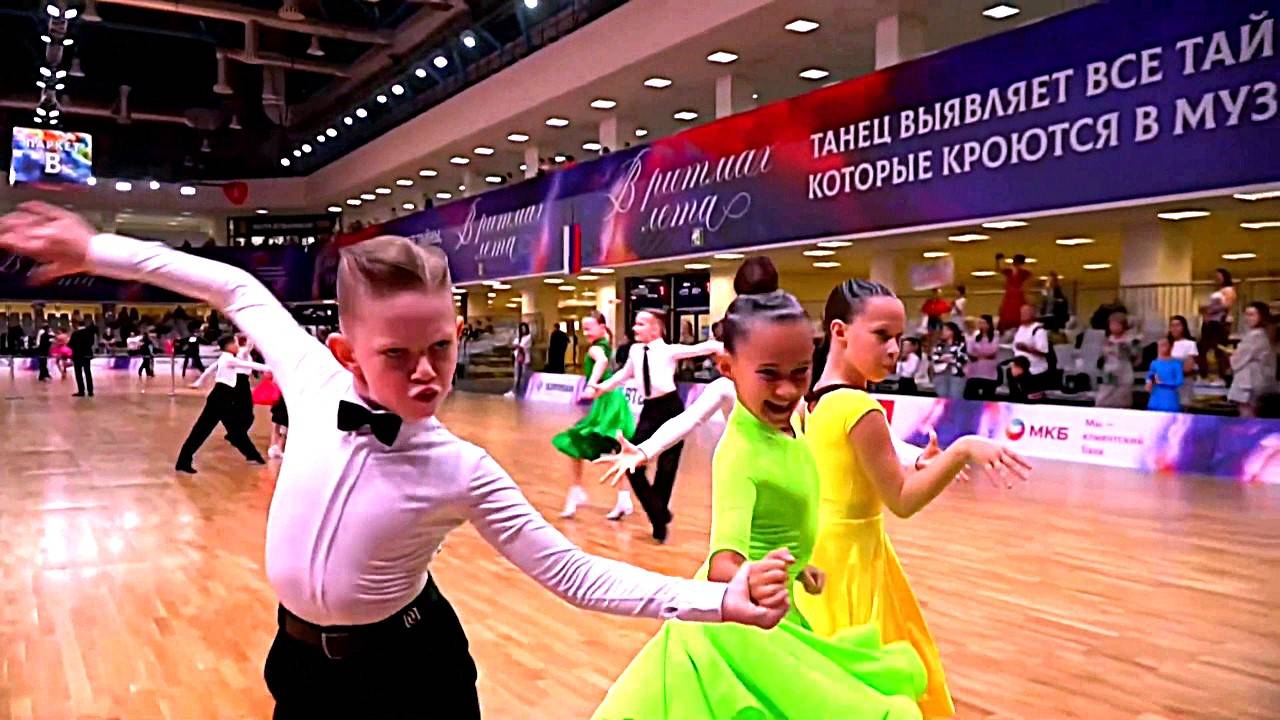 Спортивные бальные танцы Дети Ча Ча Ча смотреть онлайн