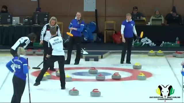 EC Deaf Curling 2018 | Women Semi Final RUS vs. GER смотреть онлайн