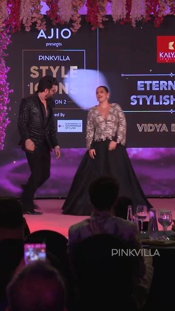 #vidyabalan Groves To Ooh La La With #manieshpaul At #pinkvillastyleicons2  #shorts