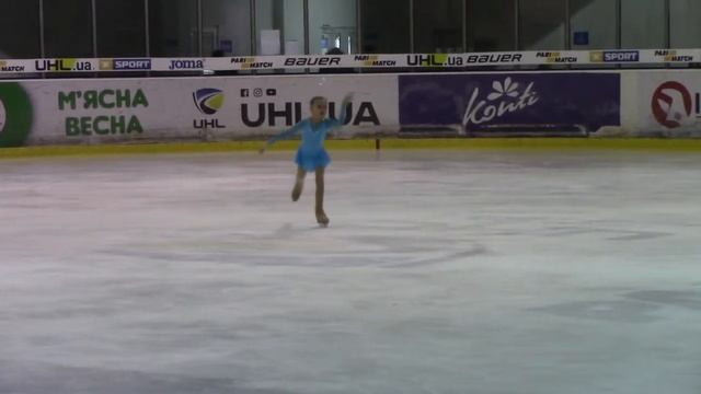 Kharkiv open Cup Ladies Novichok 6 7 Free Skating 5# Anastasiya MATUK SUM смотреть онлайн
