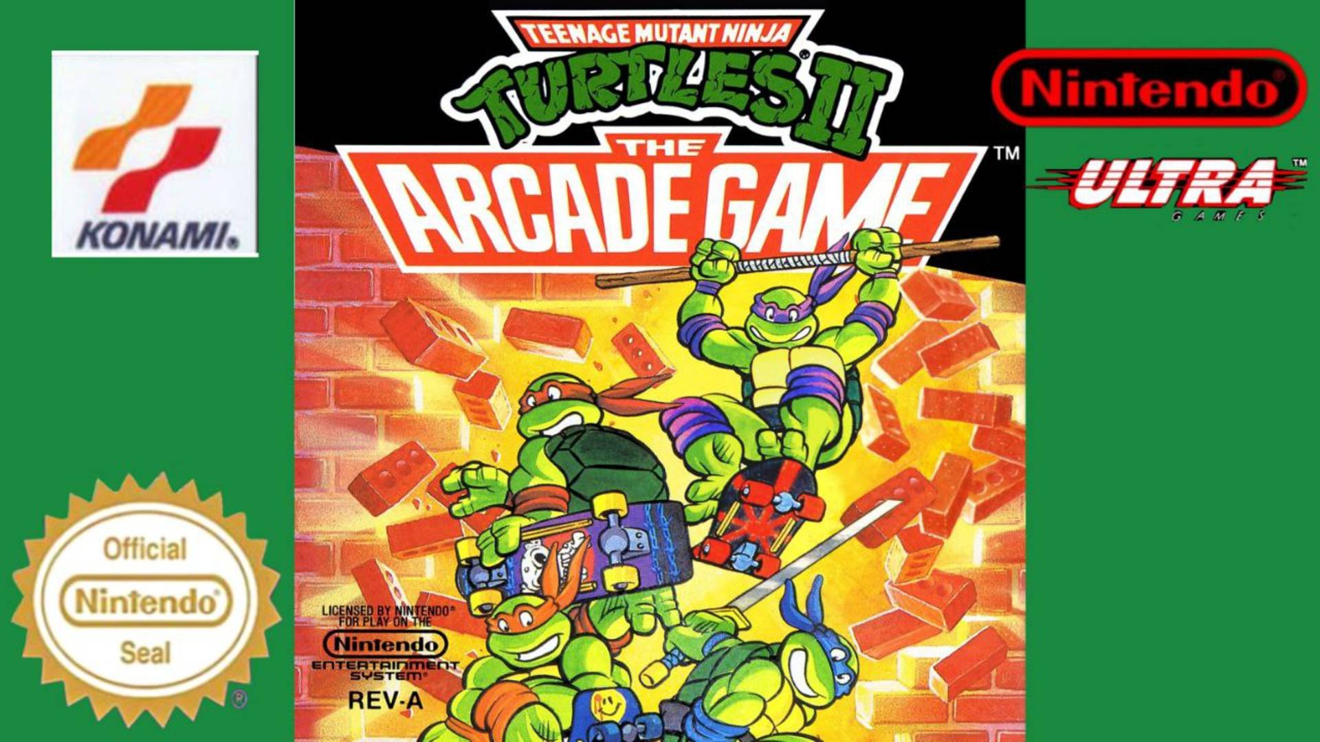 Teenage Mutant Ninja Turtles II: The Arcade Game | NES | Полное прохождение смотреть онлайн