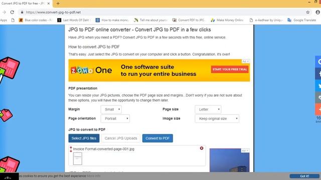 Convert JPEG TO PDF Online смотреть онлайн