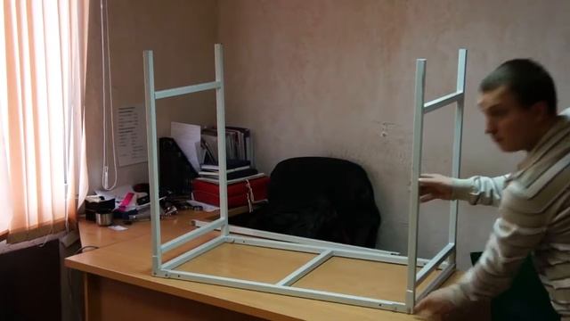 Стол металлический разборный Сборка! смотреть онлайн