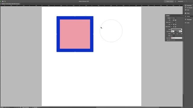inDesign Crash Course - Color & Outlines, Pages & editing sizes смотреть онлайн