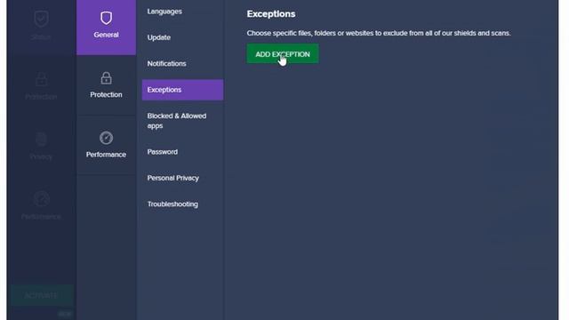 Avast - how to add a file to the exception list смотреть онлайн