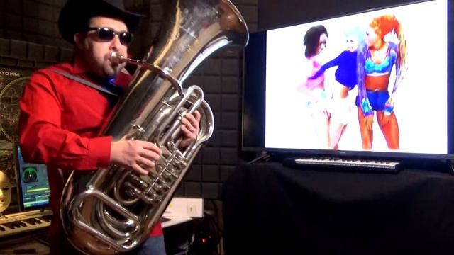 Mister Bass.Solo Tuba Show.70-90 hits remixed.9 tracks demo. смотреть онлайн