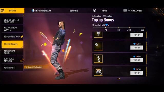 BADMINTON RING EVENT | NEXT TOKEN RING FOR FREE FIRE | смотреть онлайн