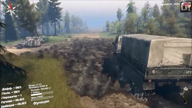 SPINTIRES ОБЗОР МОДА |ВЕРСИЯ 03.03.16| КАРТА-ДОЛИНА