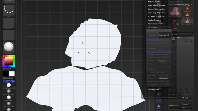 ZBrush uv master .wmv смотреть онлайн