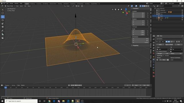 Blender 2.8 Tutorial: Warp Modifier смотреть онлайн