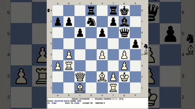 Sakaev, Konstantin vs Akopian, Vladimir | Sochi J B Chess 1986, Russia смотреть онлайн