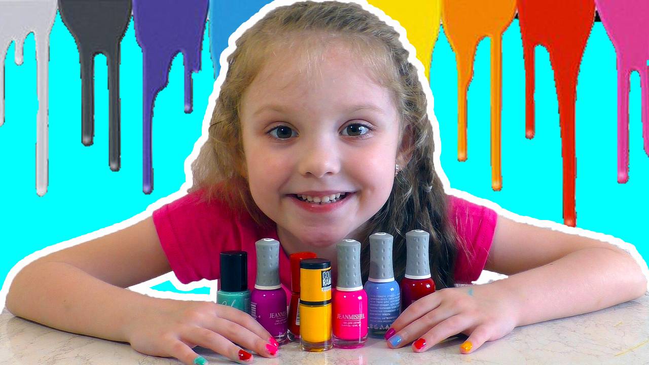 Волшебные лаки для детей / Цветная песня на английском языке смотреть онлайн