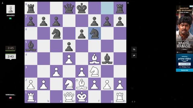 Sasha Plays Blitz Chess #3 (Noob Hangs Queen!) смотреть онлайн