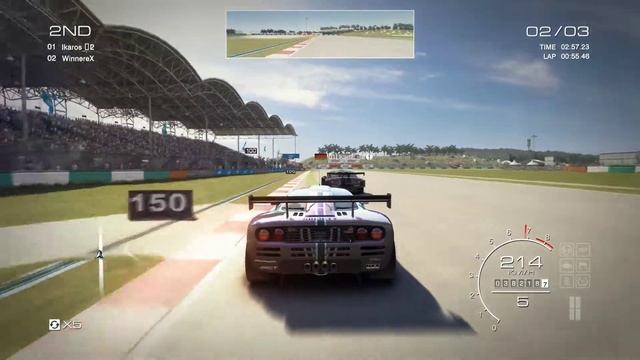 GRID Autosport Mclaren F1 GTR vs Nismo GTR GT500 - Sepang International Circuit // GP Circuit смотреть онлайн