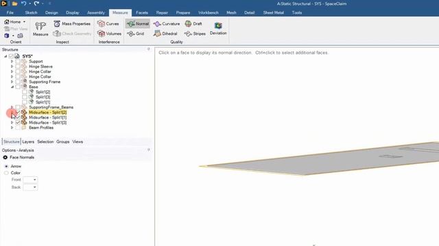 SpaceClaim: Converting Solids to Shells смотреть онлайн