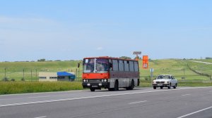 Автобус Икарус-256.74 (Ikarus 256.74)(В 972 УХ 22). Покатушки по Горе.