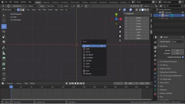 Blender 3D - FERRAMENTAS DE CICLOS (ADD ON LOOPTOOLS) смотреть онлайн