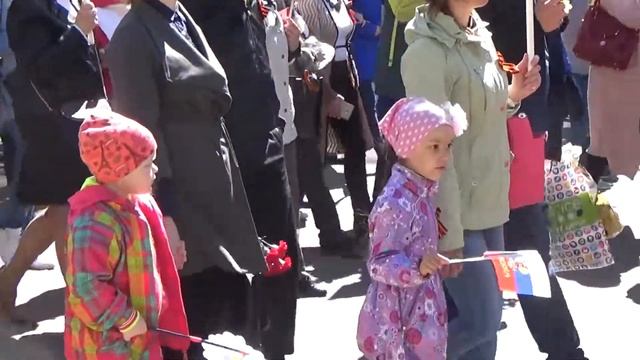 Тихвинский "Бессмертный полк" 9 мая 2018 г смотреть онлайн