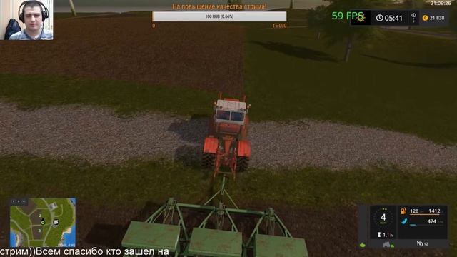 Farming Simulator 2017: Стрим на карте Giants island смотреть онлайн