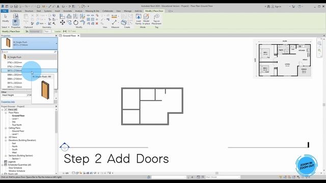 3 Revit commands- basic house 3D in 30 mins смотреть онлайн