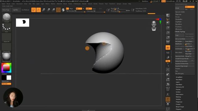 ZBrush Basic Class_04 지브러시 hide 하이드 오브젝트 숨기기 смотреть онлайн