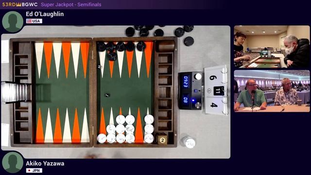 53rd Backgammon World Championship - Day 6 - Part 3 - Stream 2 смотреть онлайн
