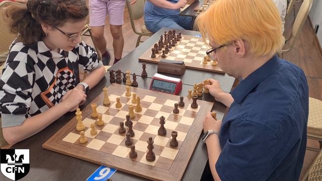 D. Frolova (1735) vs E. Kanev (1868). Chess Fight Night. CFN. Blitz смотреть онлайн
