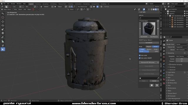 Hard Surface Essentials for Blender UPDATE - 100 inserts for Kitops смотреть онлайн